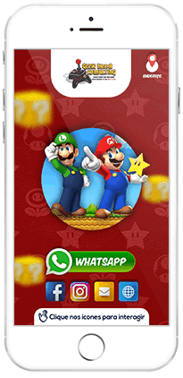 Cartão interativo Mario