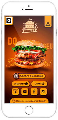 cartão interativo Burger 2